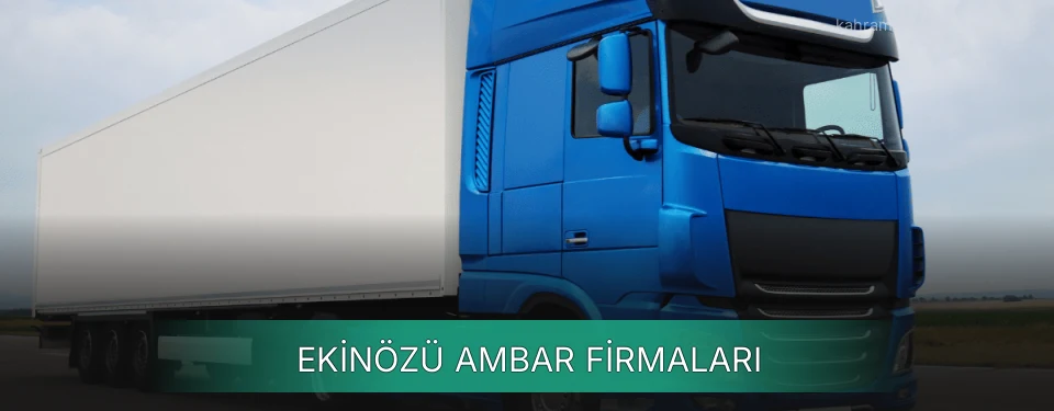 Ekinözü Ambar Taşımacılık Ekinözü Ambar Taşımacılık
